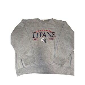 Vintage Tennessee Titans Lee Sport Embroidered NFL Crewneck Sweatshirt XL